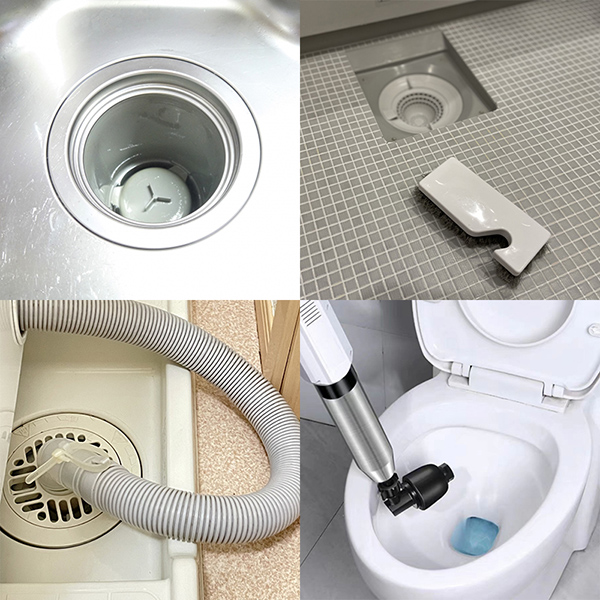 4種のアタッチメントで幅広い場所に対応