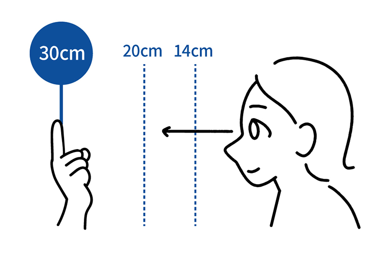 老眼セルフチェック