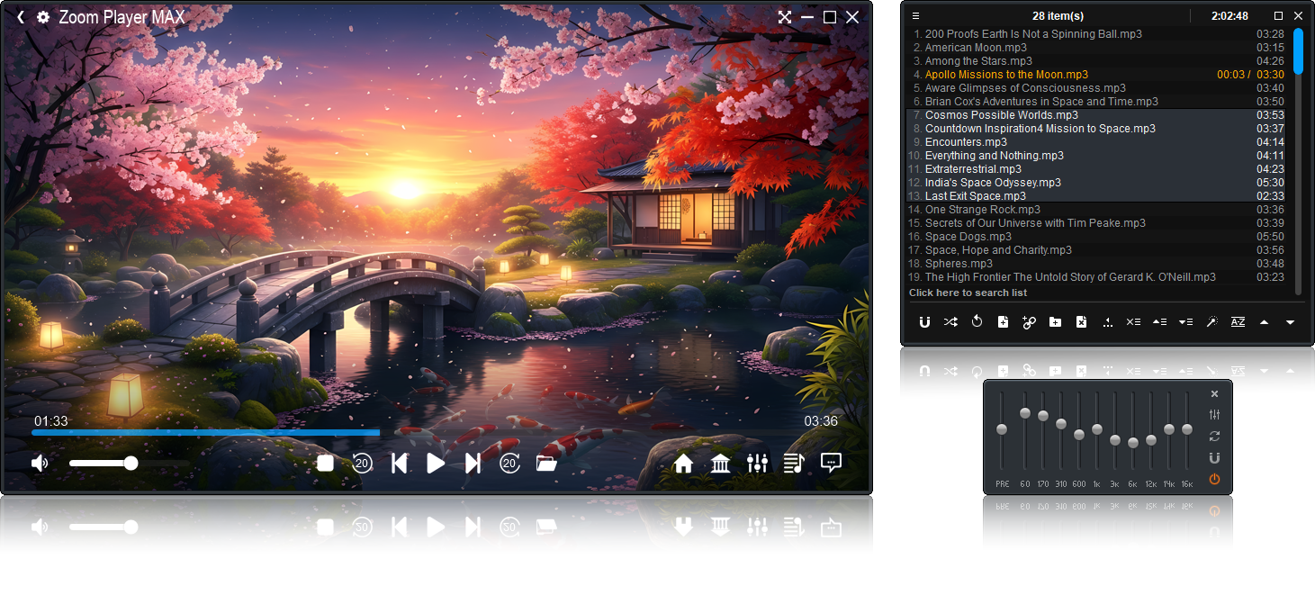 Windows用で、ハイクラスのメディアプレーヤー
