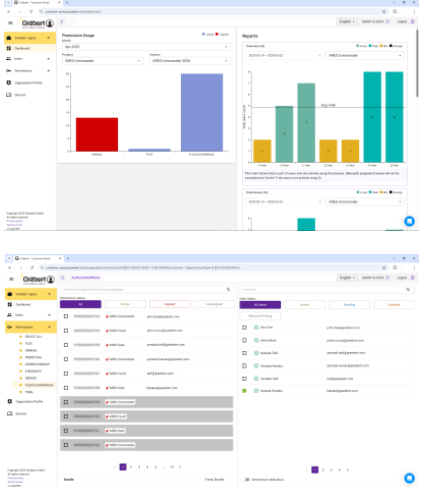 企業管理者向けに刷新された
カスタマーポータル