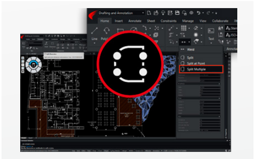複数のエンティティ分割