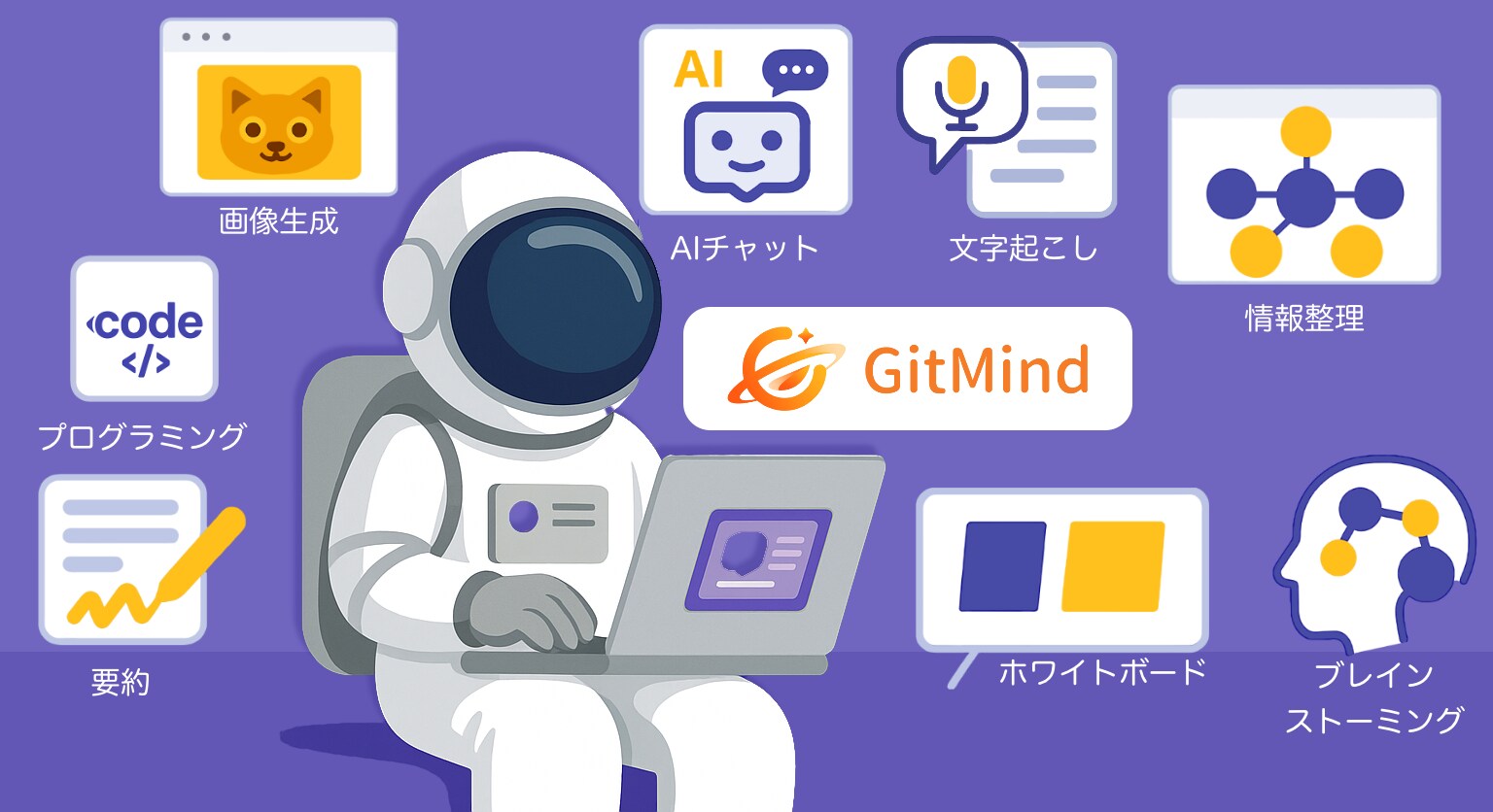 誰でも使える、かんたん高性能AIアシスタント
ChatGPT・Gemini・Claudeなどを自由に使える