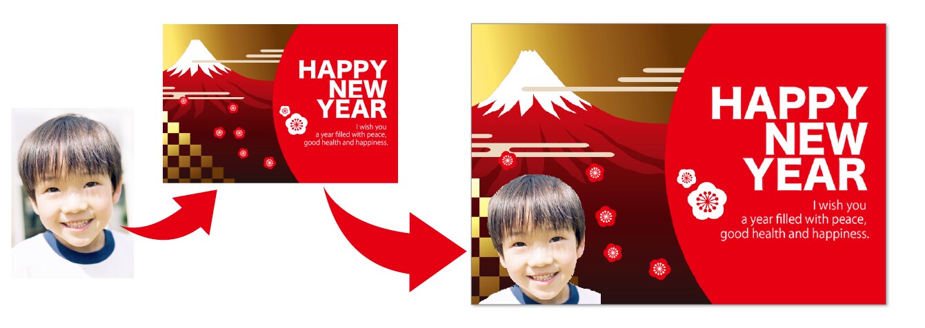 切り抜き合成