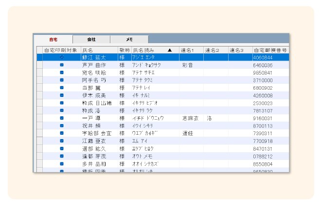 表計算ソフト感覚で編集もラクラク