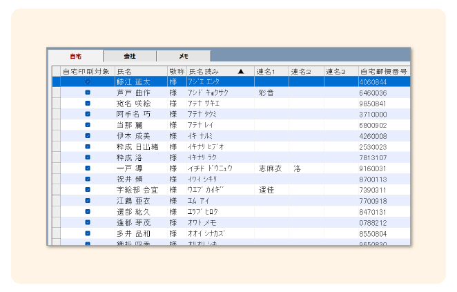 表計算ソフト感覚で編集もラクラク
