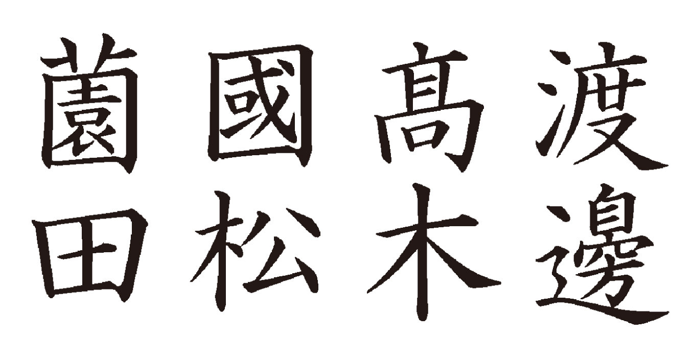 人名の外字も充実