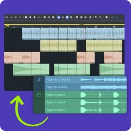 3) ミックスをカスタマイズする
