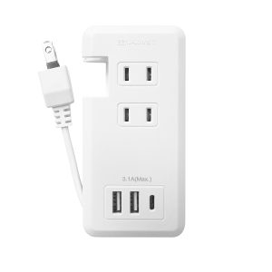 スッキリ収納＆持ち運びやすい万能タップ