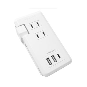 スッキリ収納＆持ち運びやすい万能タップ