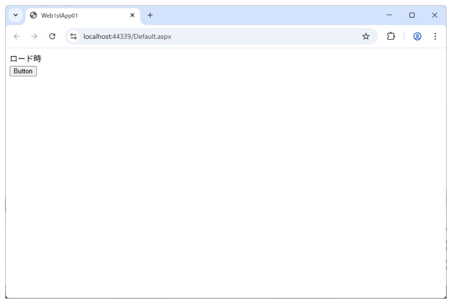 【例題1】学習項目：Label、Button