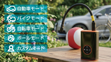 用途に合わせて選べる5つのモード