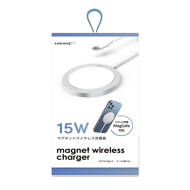 コンパクト＆ケーブルのわずらわしさから解放最大15W対応の薄型ワイヤレスチャージャー
