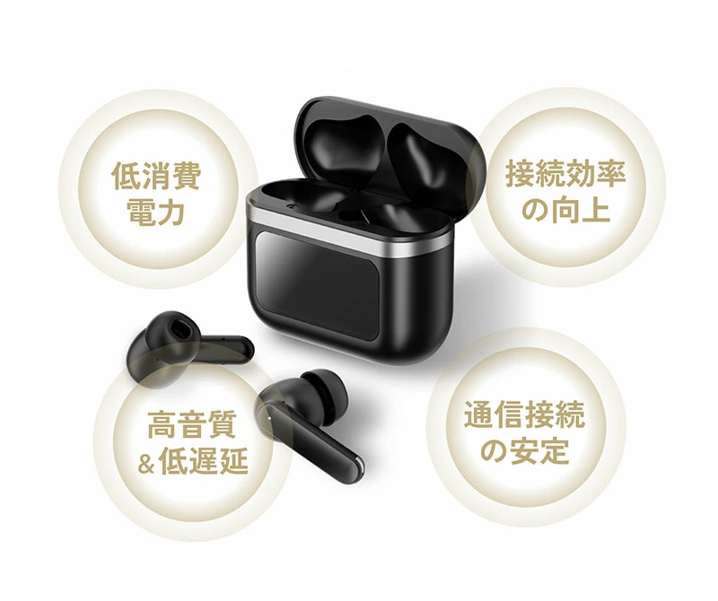 REDHILL タッチパネル搭載ワイヤレスイヤホン｜ソースネクスト