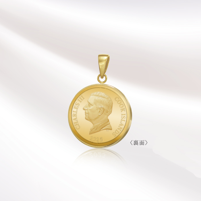 2025年純金1/20オンス キャット金貨ペンダントトップ｜ソースネクスト