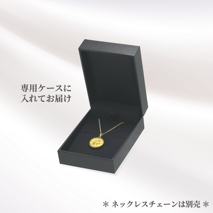 2024年純金1/20オンス ラヴィアンローズ金貨ペンダントトップ