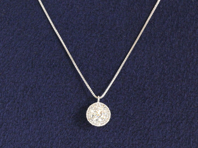 高品質VSクラス 0.25ct 天然ダイヤモンドネックレス｜ソースネクスト
