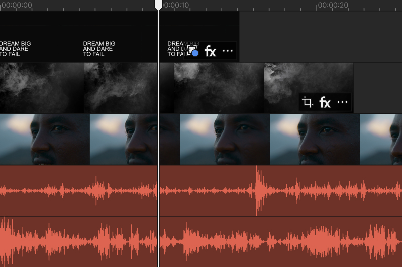 進化したタイムラインで作業に集中
