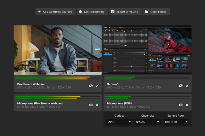 VEGAS Captureでゲームプレイを録画