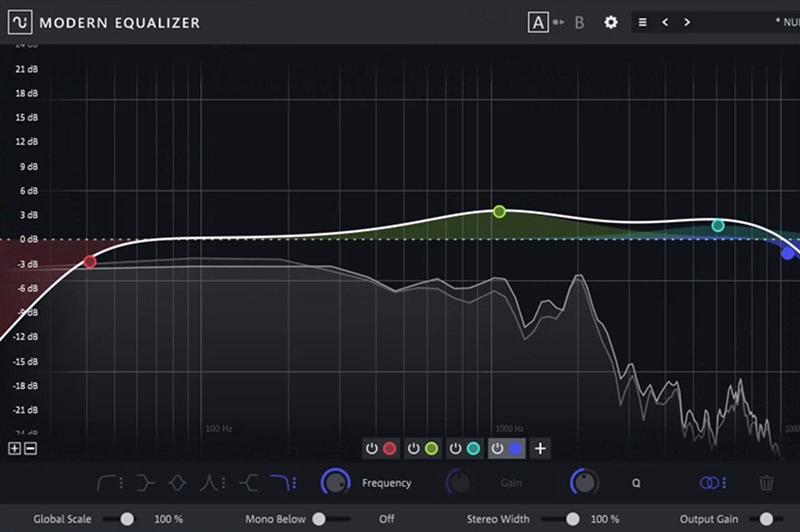 Modern Equalizerで音を思い通りに調整