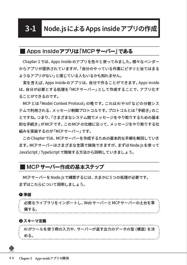 Chapter 3
Apps insideアプリの開発