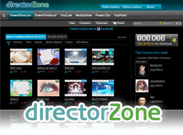 PowerDirector 10 LE:DirectorZone