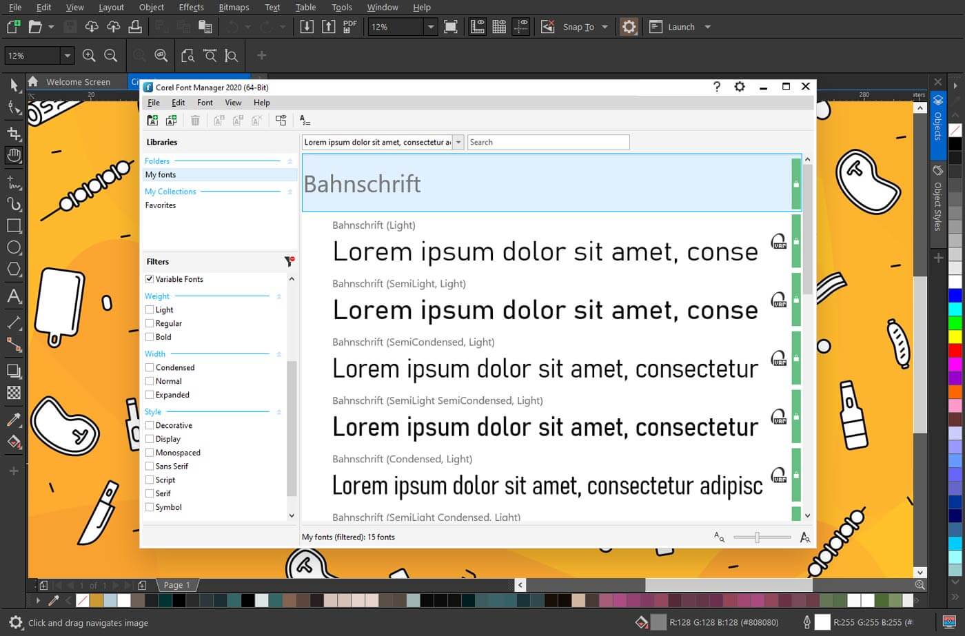 フォントの検索＆管理「Corel Font Manager™ 2020」