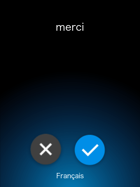 メッセージ送信前の確認画面