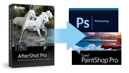AfterShot から Photoshop へエクスポート
