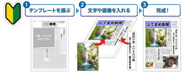 スポーツ新聞風チラシ作成テンプレート パワーポイント フリー素材 無料素材のdigipot