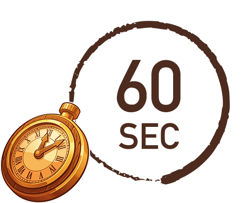 制限時間は60秒
