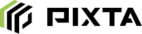 たっぷり素材シリーズ PIXTA のロゴ