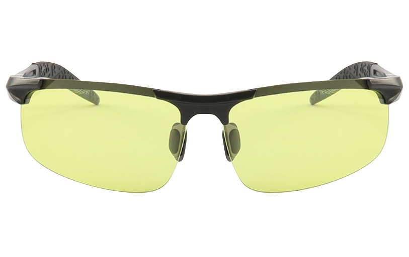 調光偏光機能付き イエローレンズのドライビンググラス｜ソースネクスト