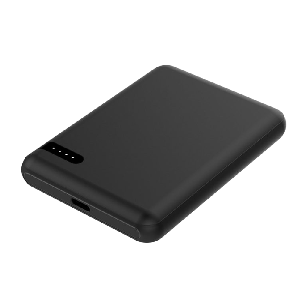 モバイルバッテリー　ブラック カードサイズのコンパクトなモバイルバッテリー｜ソースネクスト