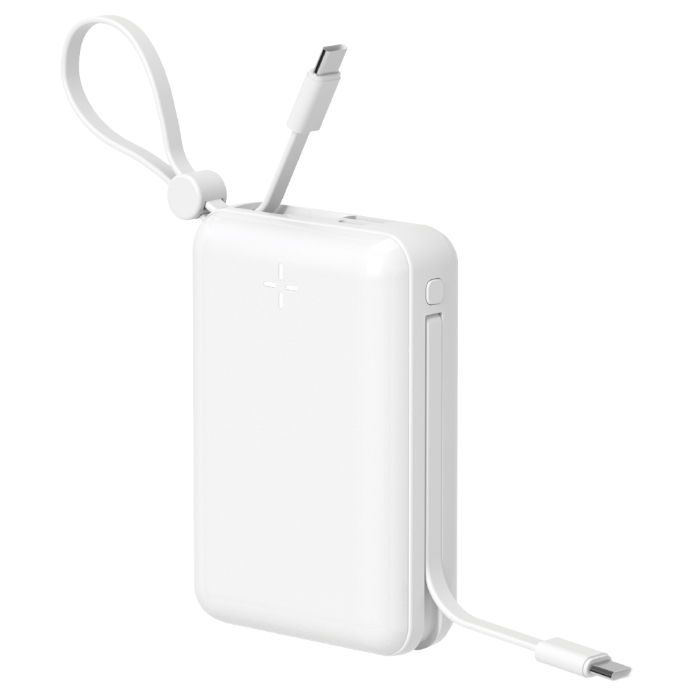 ケーブル一体型モバイルバッテリー（20000mAh）｜ソースネクスト