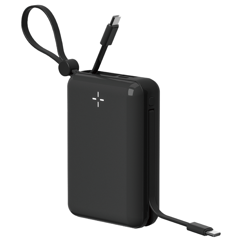 ケーブル一体型モバイルバッテリー（20000mAh）｜ソースネクスト