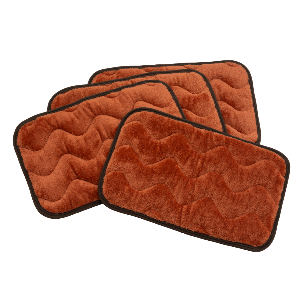 岩盤浴のような足ポカマット 4枚組｜ソースネクスト