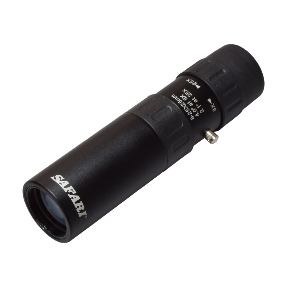 単眼鏡 SAFARI 8-25×25BK｜ソースネクスト