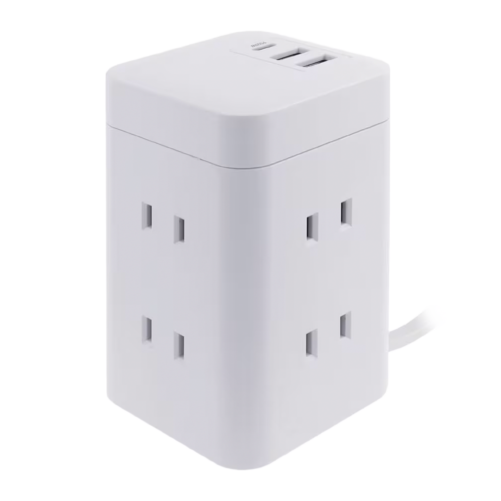 コンパクトサイズ タワー型電源タップ｜ソースネクスト