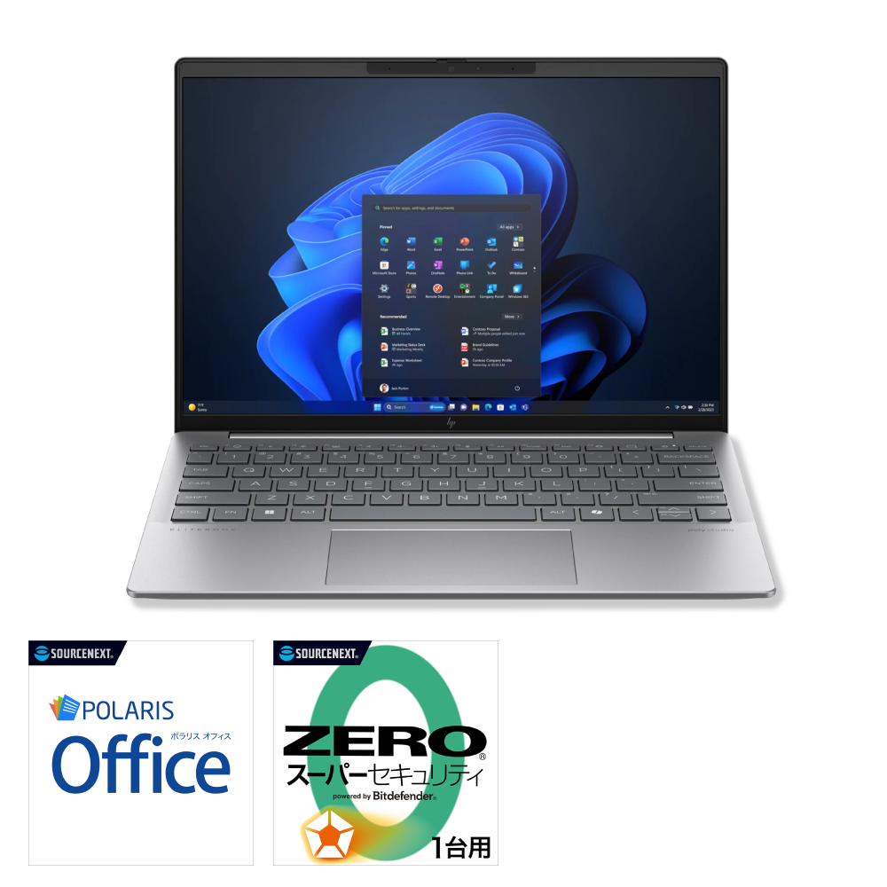 HP 635 AMD E-350 SSD480GB メモリ6G win10 hp13.3型ノートPC（EliteBook 635 Aero G11）｜ソースネクスト