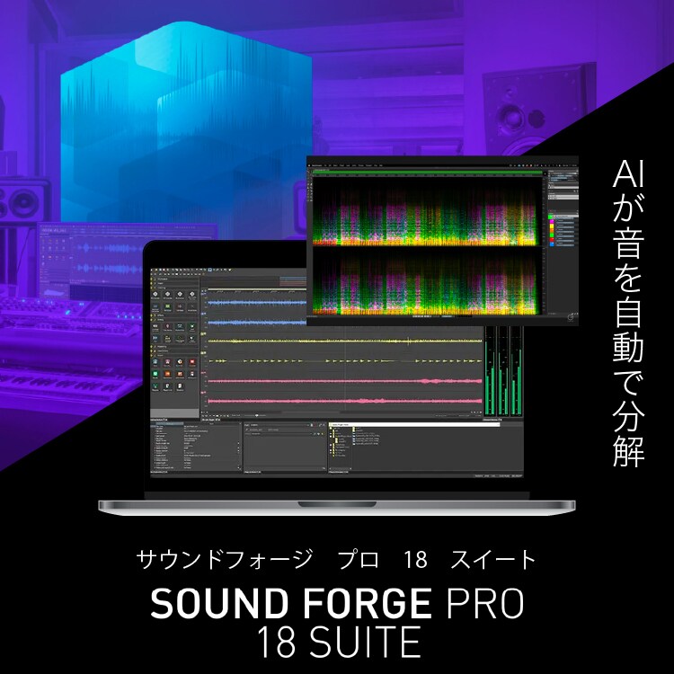 SOUND FORGE Pro 18 Suite - サウンド編集ソフト